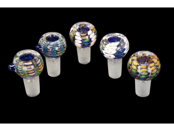 19 MM/45 Gr DOUBLE GLASS, ASSORTED DESIGNS HERB BOWLS