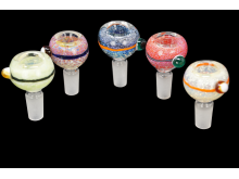 14MM/35 Gr FRITED AND ART HERB BOWLS, MIX COLORS