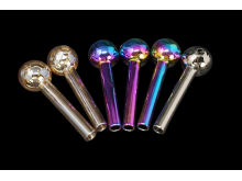 4" ELECTROPLATED OIL SPOON, RAINBOW,90PCS JAR