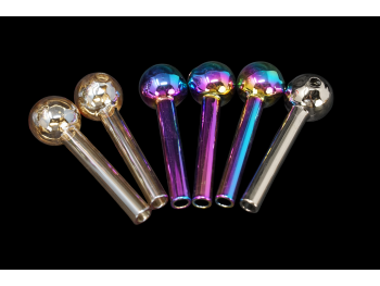 4" ELECTROPLATED OIL SPOON, RAINBOW,90PCS JAR