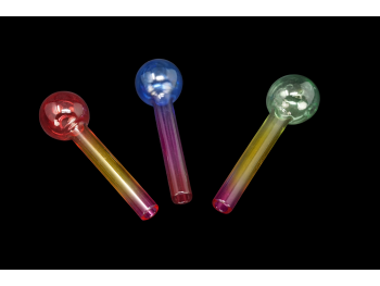 4"RAINBOW COLOR OIL  SPOON, 60 PCS IN JAR