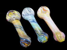 3.75" FUMED AND SWIRL ART HAND PIPE