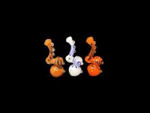 6"/160 Gr DONUT MARBLE ART MED. BUBBLER