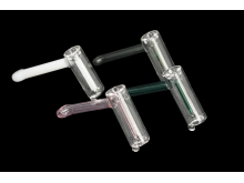 4.5"/42 Gr COLOR TUBE HAMMER BUBBLER, COLOR VARY