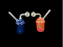 3.5"/75 Gr COLORFUL 3 PARTS OIL BUBBLER