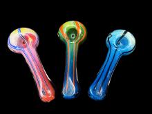 4"//85 Gr MULTI COLOR ART HAND PIPE