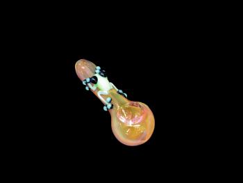 4.5"/100 Gr. SLIME FROG ON GOLD PIPE