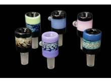 14 MM SLIME COLOR JOINED BLACK TUBE LUXE BOWL,6 CT BUNDLE