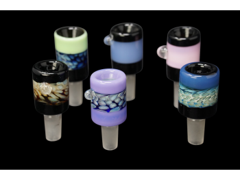 14 MM SLIME COLOR JOINED BLACK TUBE LUXE BOWL,6 CT BUNDLE