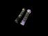 3.75”/35 Gr. BLACK-PURPLE TUBE US DICHROIC CHILLUM HIGH END