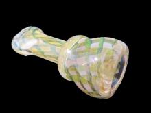 GOLD FUMED NET ART CHILLUM