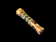 3.5"/40 Gr. DOUBLE GLASS CHILLUM