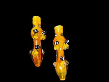 4"/48 Gr. TRIPLE BEE ART GOLDEN CHILLUM
