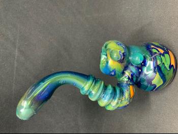 7"/245 Gr. DOUBLE GLASS FANCY BUBBLER