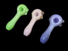 4.25" AMERICAN MILKY GLOW PIPE