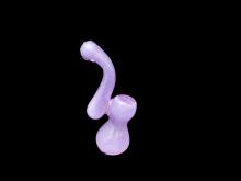 5”/100 Gr. PURPLE TUBE GLOW IN THE DARK BUBBLER