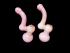 7”/220 Gr. US MILKY TUBE PINK HIGH END BUBBLER