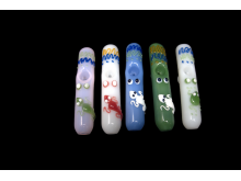 6"/110 Gr SLIME COLOR TUBE WITH ANIMAL ART STEAM ROLLER, COLOR MIX