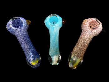 3.75"/50 Gr. FRIT ART MIX COLOR HAND PIPE