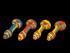 3.5"/60 Gr RASTA COLOR PATTERN BRIGHT HAND PIPES