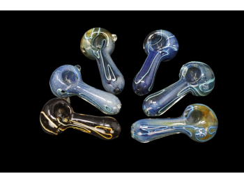 3"/65 Gr FRIT AND COLOR ARTSMOKING GLASS HAND PIPES