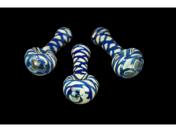 3.5'/72 Gr BLUE & WHITE ART HIGH END PIPE