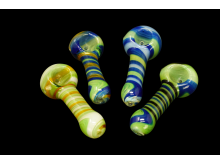 3.5"/70 Gr MULTI COLOR  ART HAND  MADE DELUXE PIPE