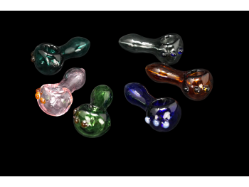 2.75'-3'- COLOR TUBE SPOON PIPE, COLOR ASSORTED