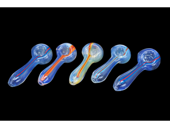 3"-3.25"/45 Gr FUMED AND STRAIGHT LINES ART PIPES, COLOR VARY