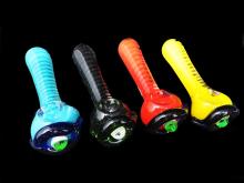 4" SWIRL ART COLORFUL EYE PIPE