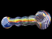 4.5"/115 G.  GOLD FUMED AND  RASTA COLOR DICHRO PIPE