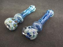 4" DOUBLE FANCY CHILLUM
