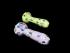 4"/80 Gr. DOTTED ART MILKY COLOR HAND PIPE