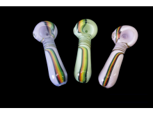 3.75"/80 Gr. SLIME COLOR RASTA ART HAND PIPE