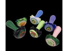 4'/120 Gr SLIME COLOR DELUXE PIPE WITH FLOWER ON HEAD/ MIX COLORS