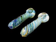 5.5"/200  Gr. SWIRL ART DICHROIC EXTRA HEAVY