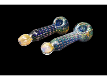 5.5' 190-200Gr DOUBLE GLASS FANCY PIPE