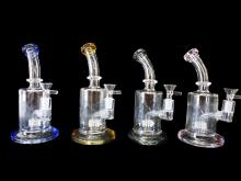 8.5”/375 Gr. SHOWERHEAD PERK SLIME COLOR WATER PIPE