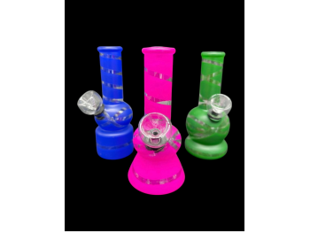 5'.70 Gr COLORFUL MINI WATER PIPE, COLOR MIX