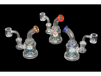 4.5"/150 Gr MINI RIGS WITH Q BANGER, COLOR ASSORTED