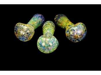 4"/100 Gr FULL ART GOLD FUMED DELUXE HAND PIPE