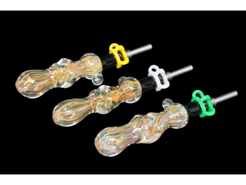 5.25"/6 Gr TWIST BODY GOLDEN FANCY NECTAR STRAW SET