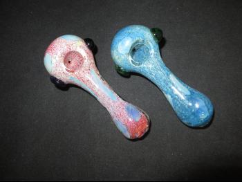 4"FANCY FRIT PIPE- MIX COLOR