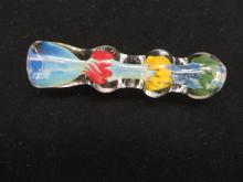 3 BALL RASTA FUMED CHILLUM