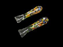 FANCY CHILLUM WITH MARBLE