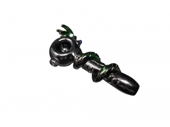 5' 130 Gr SNAKE ART BLACK TUBE HIGH END PIPE