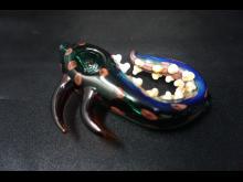 4" COLOR TUBE FANCY ART  TENTACLE PIPE