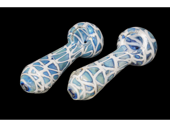 NET ART DOUBLE GLASS DELUXE HAND PIPE/ 4.5'/180 Gr