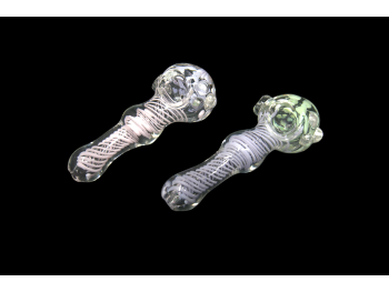 4.5' 145 Gr SPIRAL SLIME STRING ART HAND PIPE