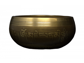 11 CM/ 425 Gr TIBETAN HEALING BOWL, ASSORTED PRINT